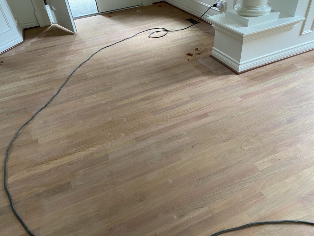Brazilian cherry hardwood floor LUKS Construction Seattle, Bellevue, Redmond, Mercer Island, Sammamish, Issaquah