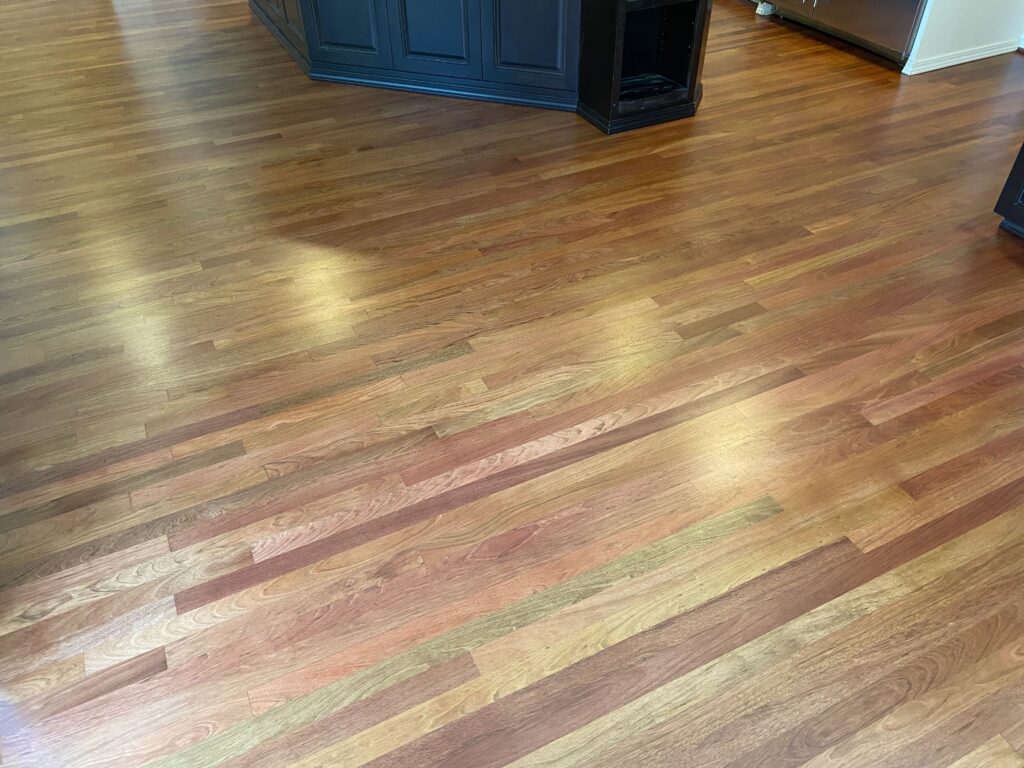 Brazilian cherry hardwood floor LUKS Construction Seattle, Bellevue, Redmond, Mercer Island, Sammamish, Issaquah