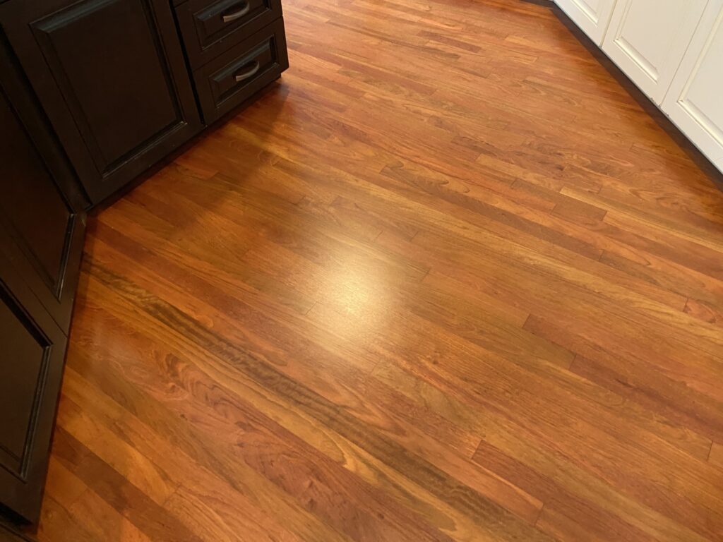 Brazilian cherry hardwood floor LUKS Construction Seattle, Bellevue, Redmond, Mercer Island, Sammamish, Issaquah