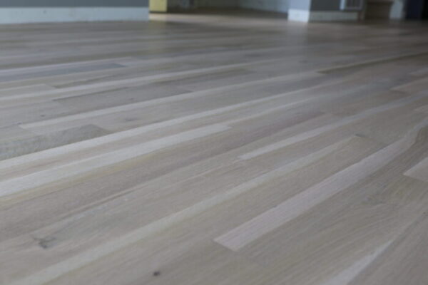 Hardwood floor installation, staining and finishing