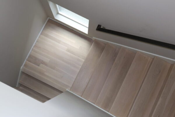 Hardwood floor installation, staining and finishing