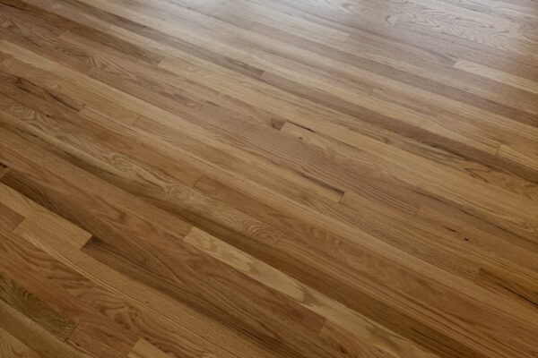 Refinished hardwood flooring in Seattle living room