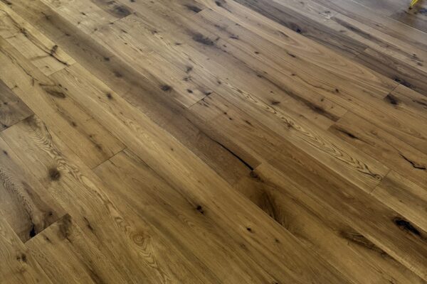 LUKS Construction Hardwood Flooring Installation Wooden floor with natural finish