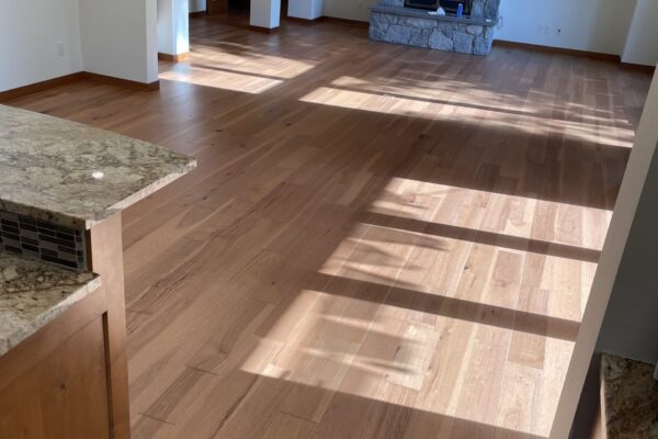 Engineered Hardwood Floors installation by LUKS Construction Redmond