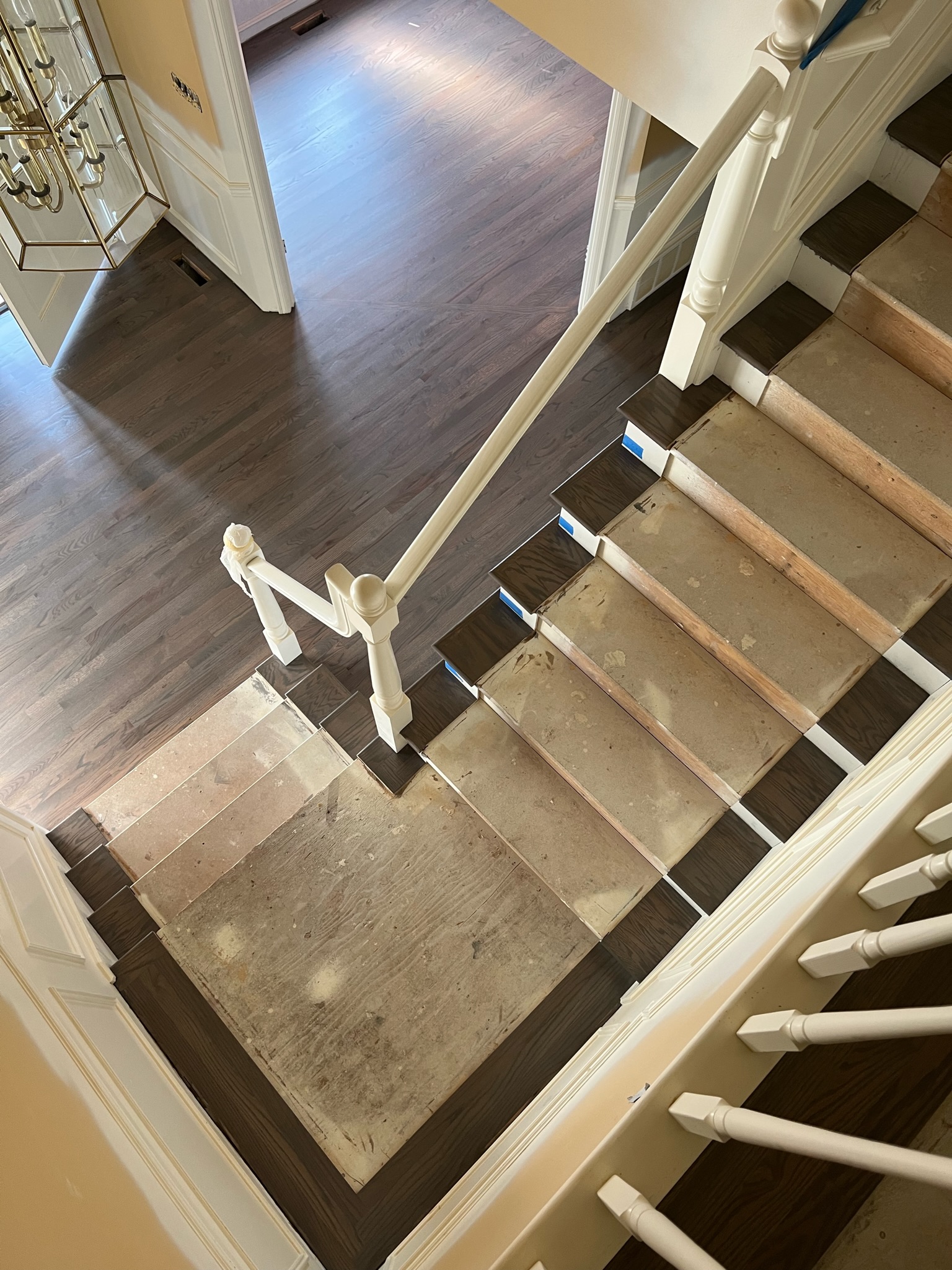 Hardwood floors installation in Mill Creek WA — solid red oak with water-based finish by LUKS Construction