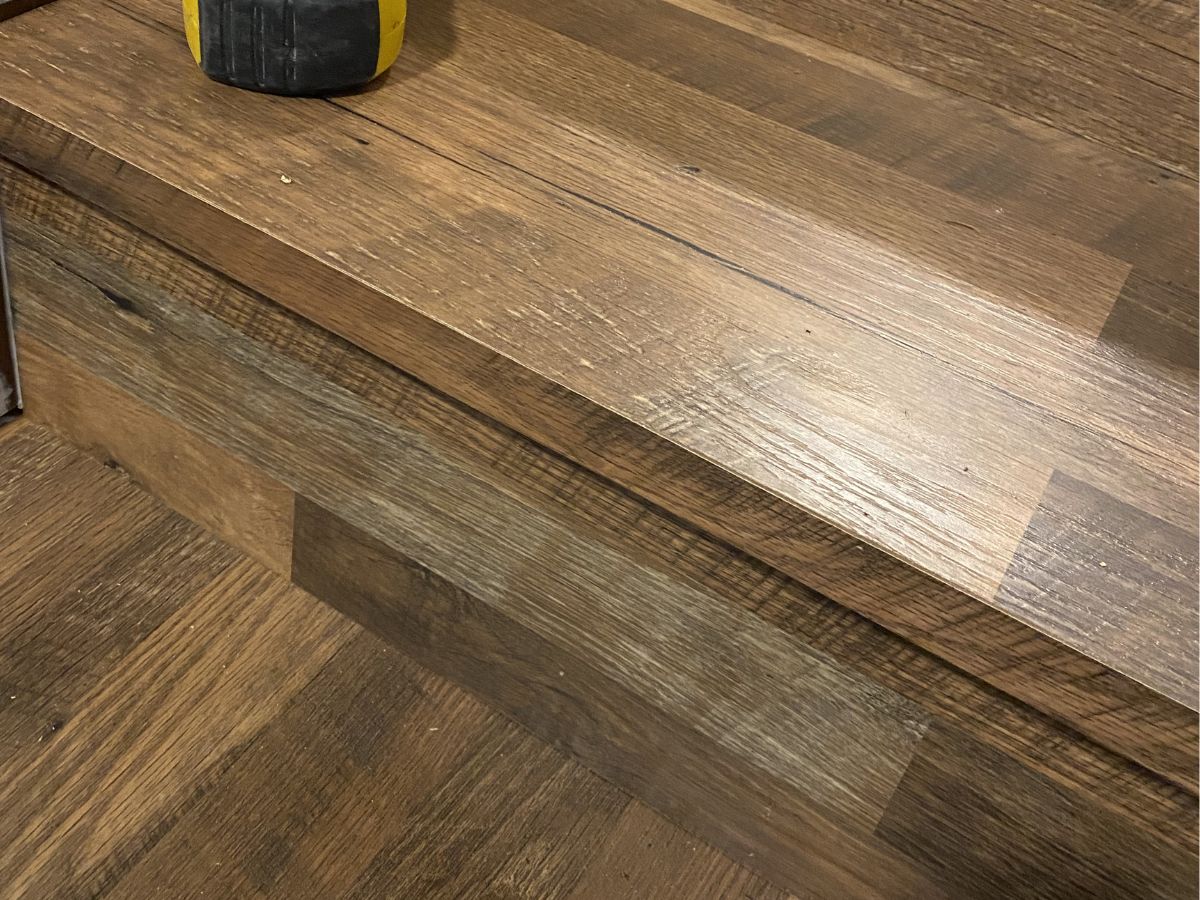 LVP floor transitions and finishing details in Redmond WA
