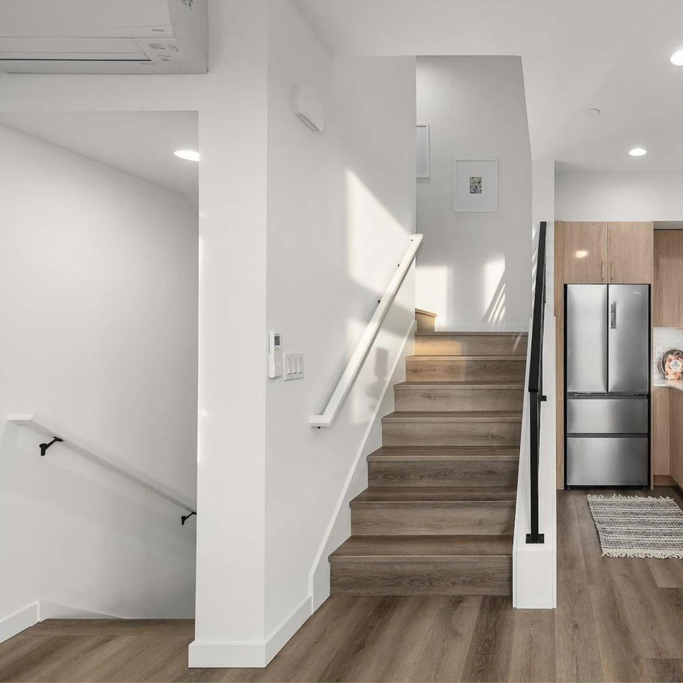 LVP flooring installation in Bellevue WA modern home