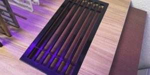 New Modern Metal Floor Duct Vent Covers 1 Hardwood floors metal flush vents from LUKS Construction Kirkland. Hardwood Floors installation, Hardwood Floors refinishing