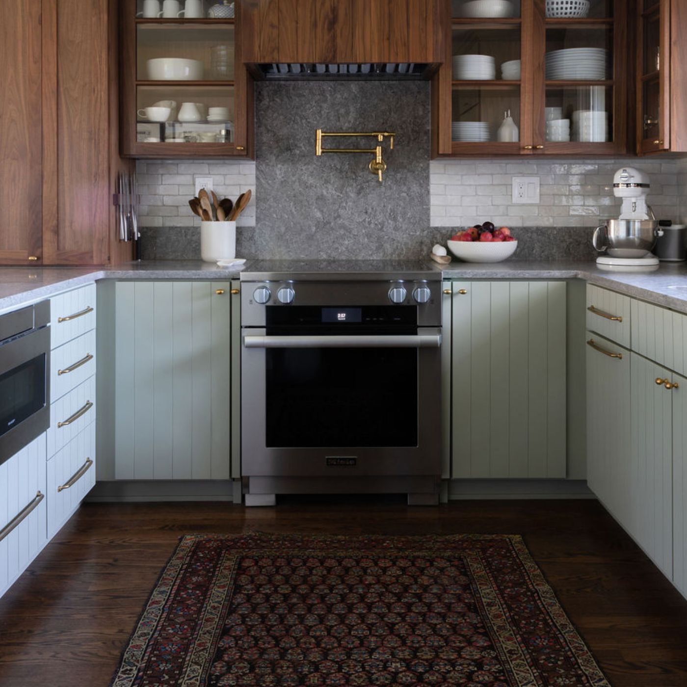 2.25 inch red oak hardwood floor stained with DuraSeal Medium Brown and finished with oil-based system by LUKS Construction in Seattle Bellevue