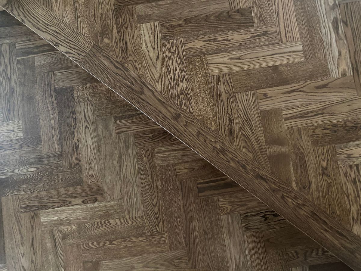 Hardwood floor refinishing in Kirkland WA with matte premium finish