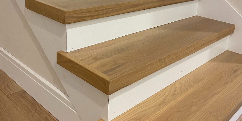 Hardwood stairs installation and refinishing